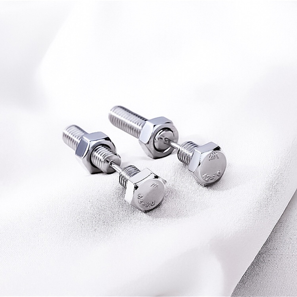 🔵𝟲𝟱%𝗢𝗙𝗙 𝗯𝘂𝗻𝗱𝗹𝗲𝘀 𝟯+🔵 NEW Bolt Double-Sided Earrings - Picture 9 of 12